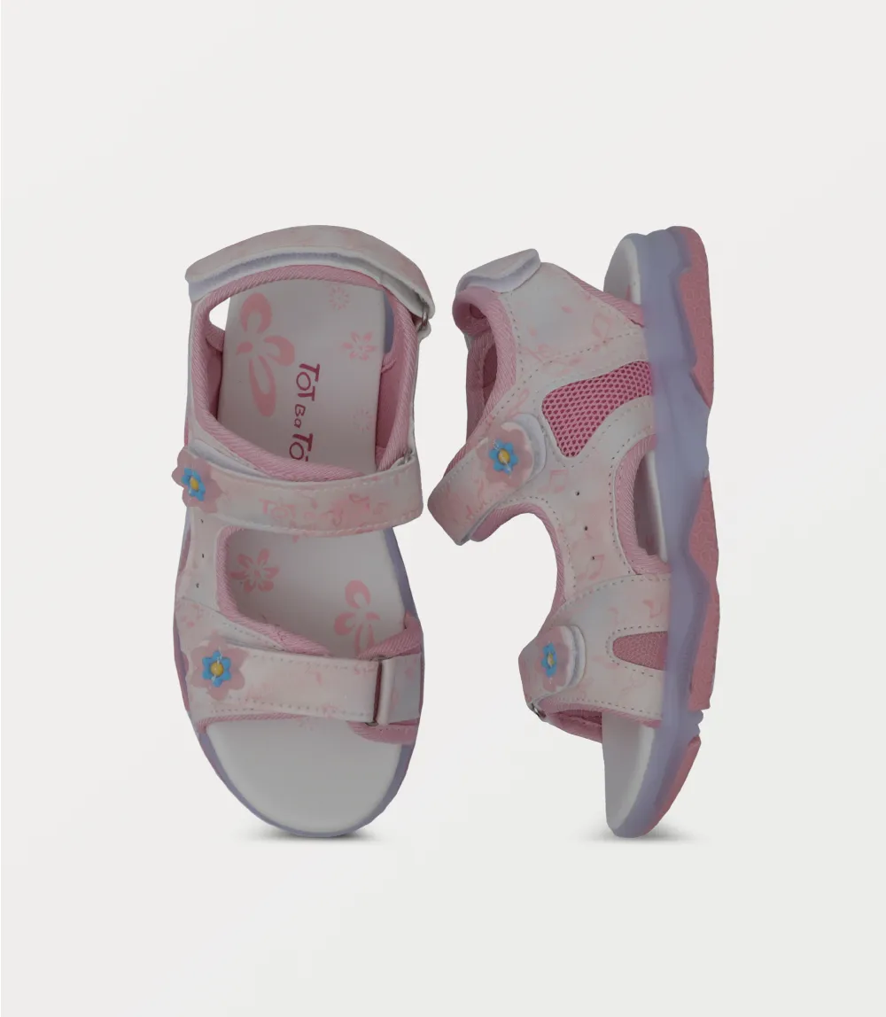KG0220-PINK-Girl Casual Sandal