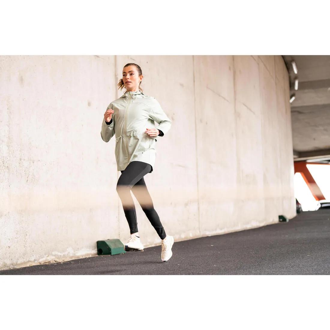 KIPRUN Run 100 Warm Women's warm running leggings - Black
