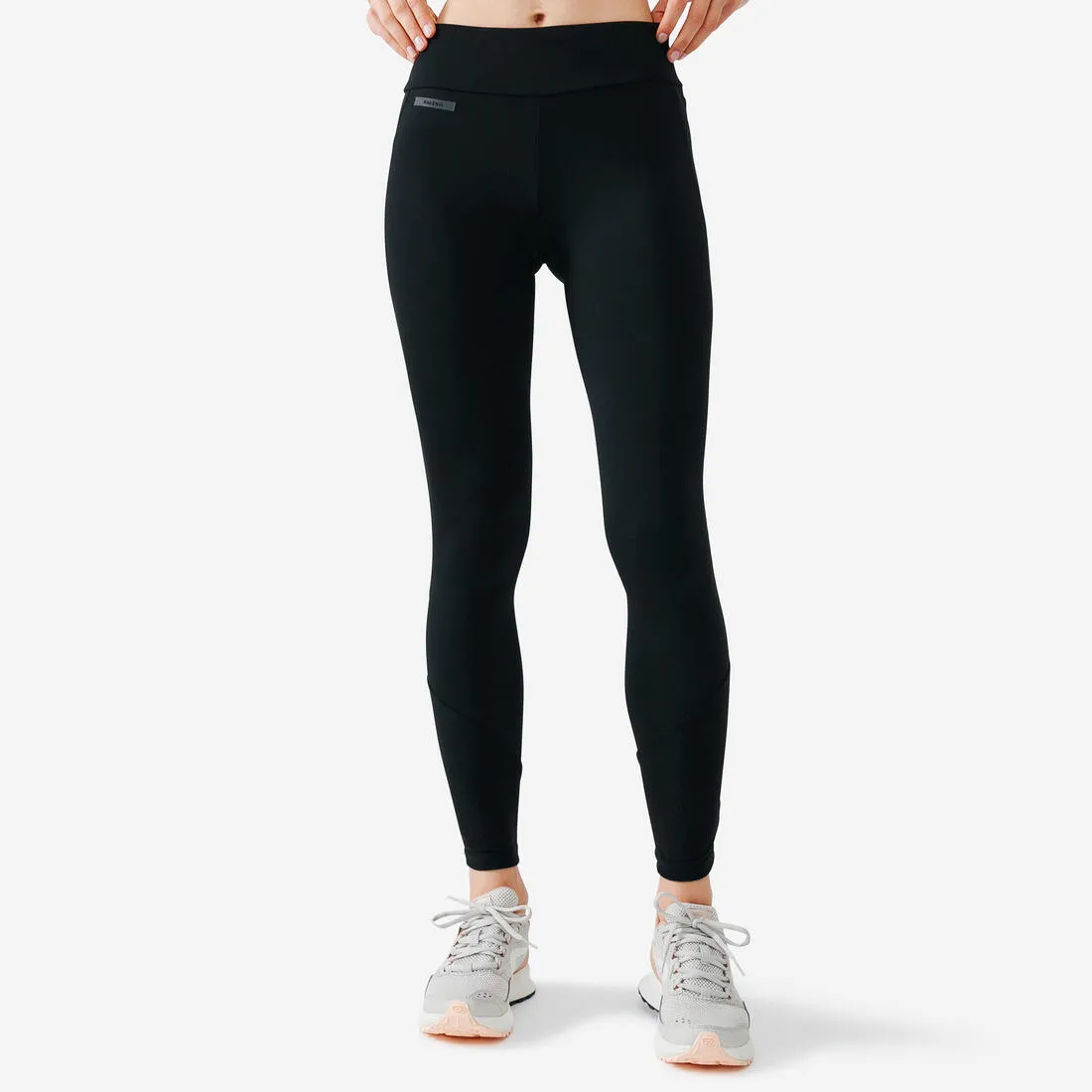 KIPRUN Run 100 Warm Women's warm running leggings - Black