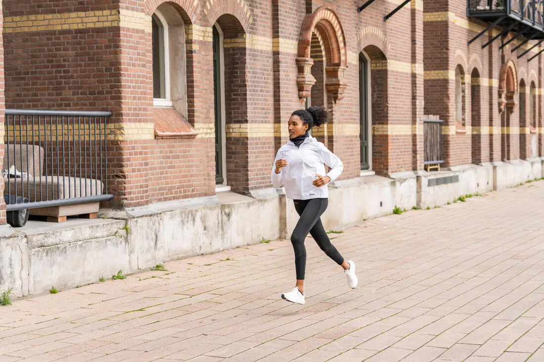 KIPRUN Run 100 Warm Women's warm running leggings - Black