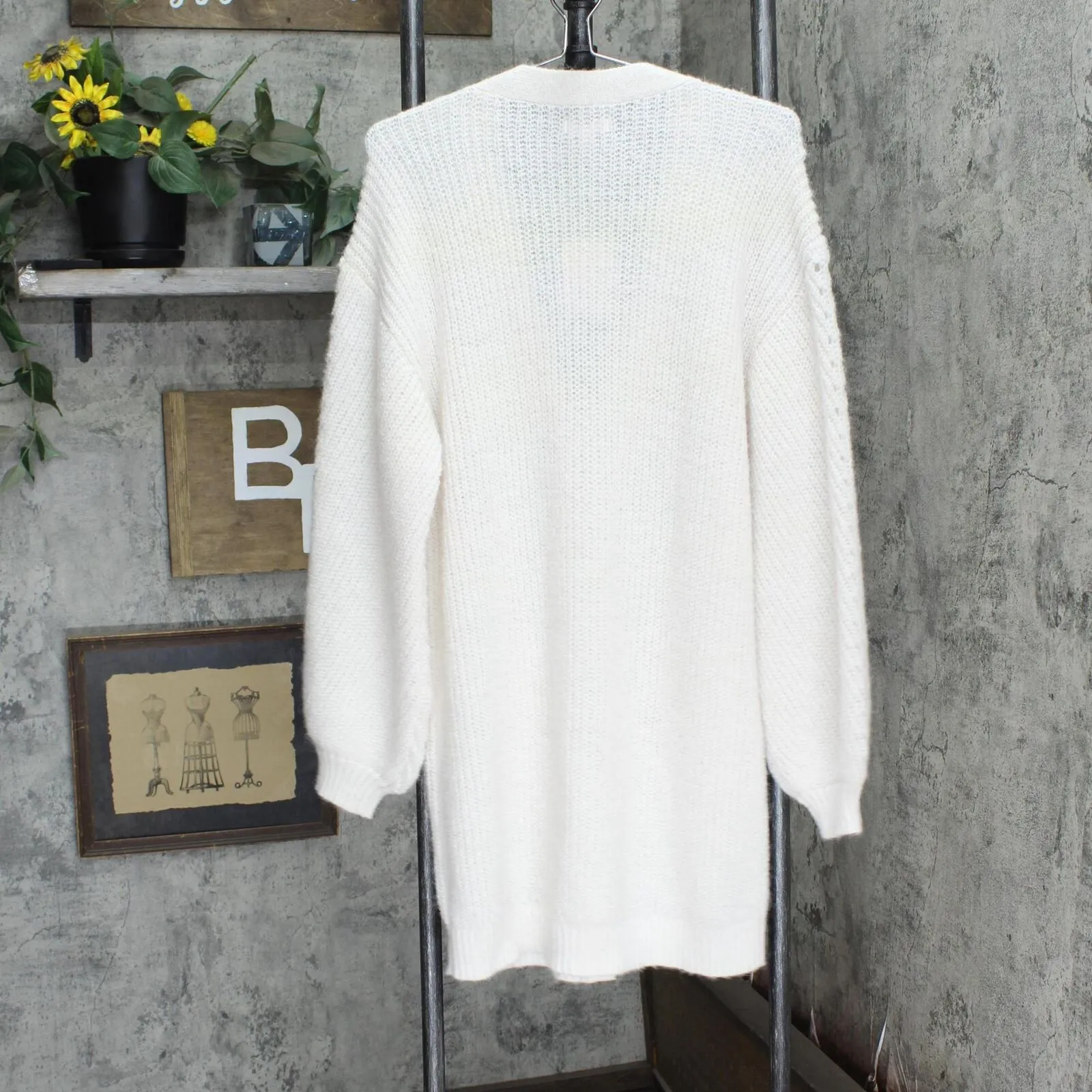 Lc Lauren Conrad Women's Long Cardigan Sweater WL23S037RS