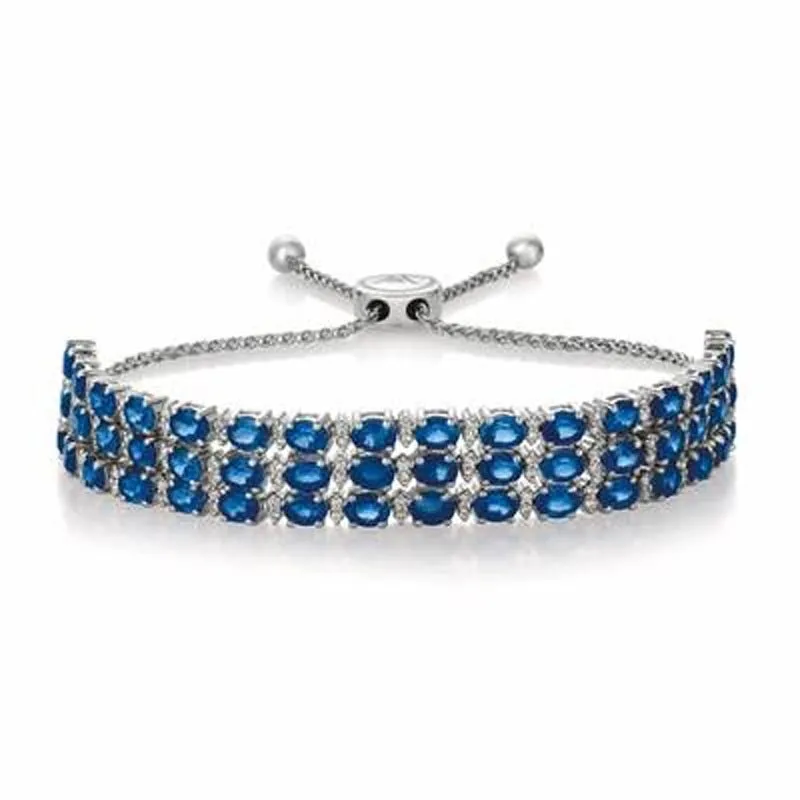 Le Vian Blueberry Sapphire & Diamond Bolo Bracelet