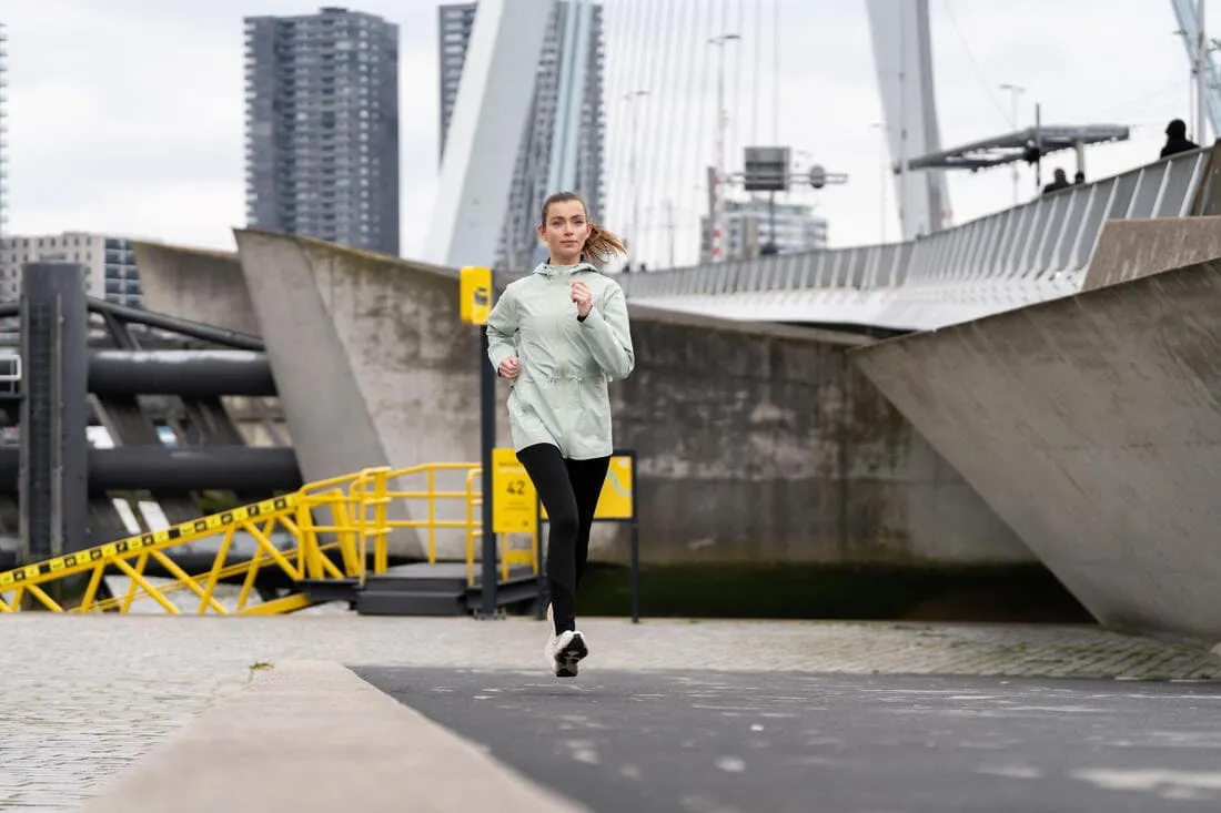 Legging chaud de running Femme - KIPRUN Run 100 Warm Noir