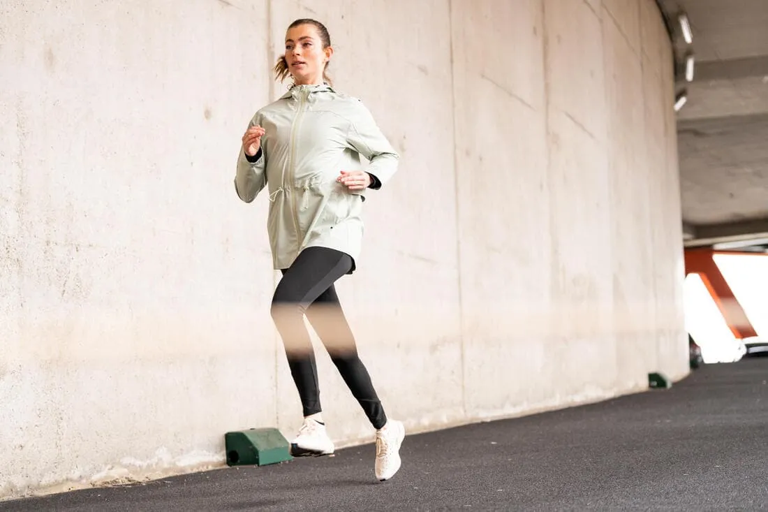 Legging chaud de running Femme - KIPRUN Run 100 Warm Noir