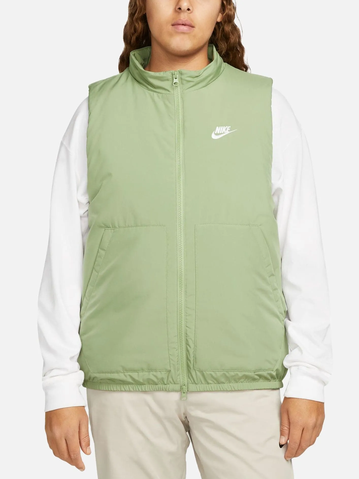 Life Woven Insulated Military Vest - Green