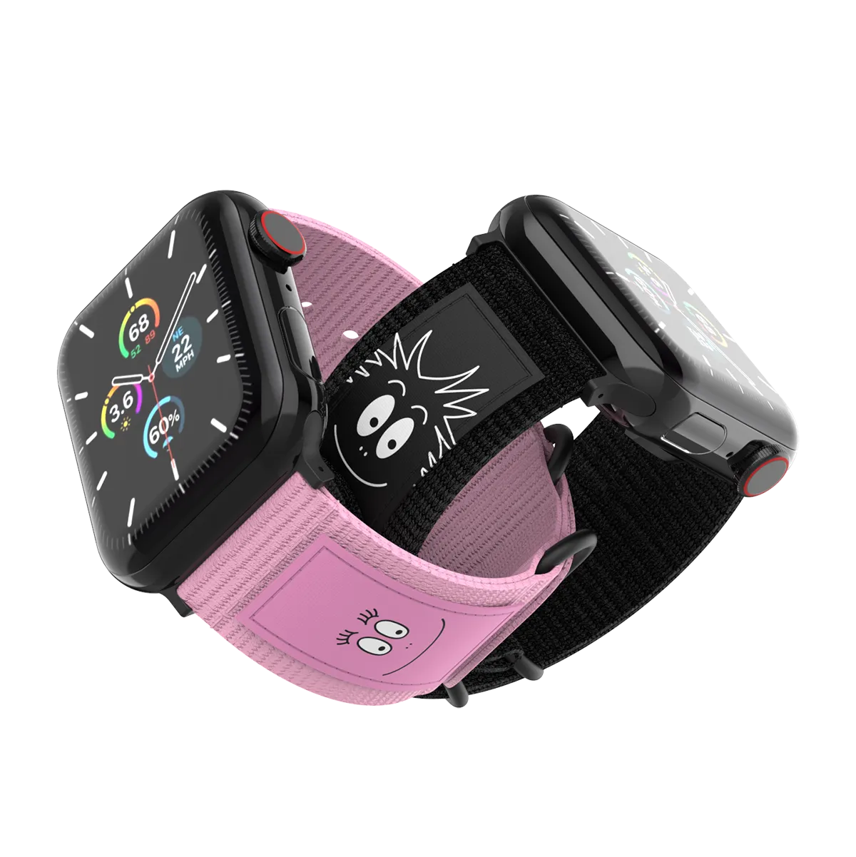 LIMITED EDITION BARBAPAPA BELT - Durable Nato 42/44/45mm Watch Straps Set for Apple Watch Series 1-8 & SE