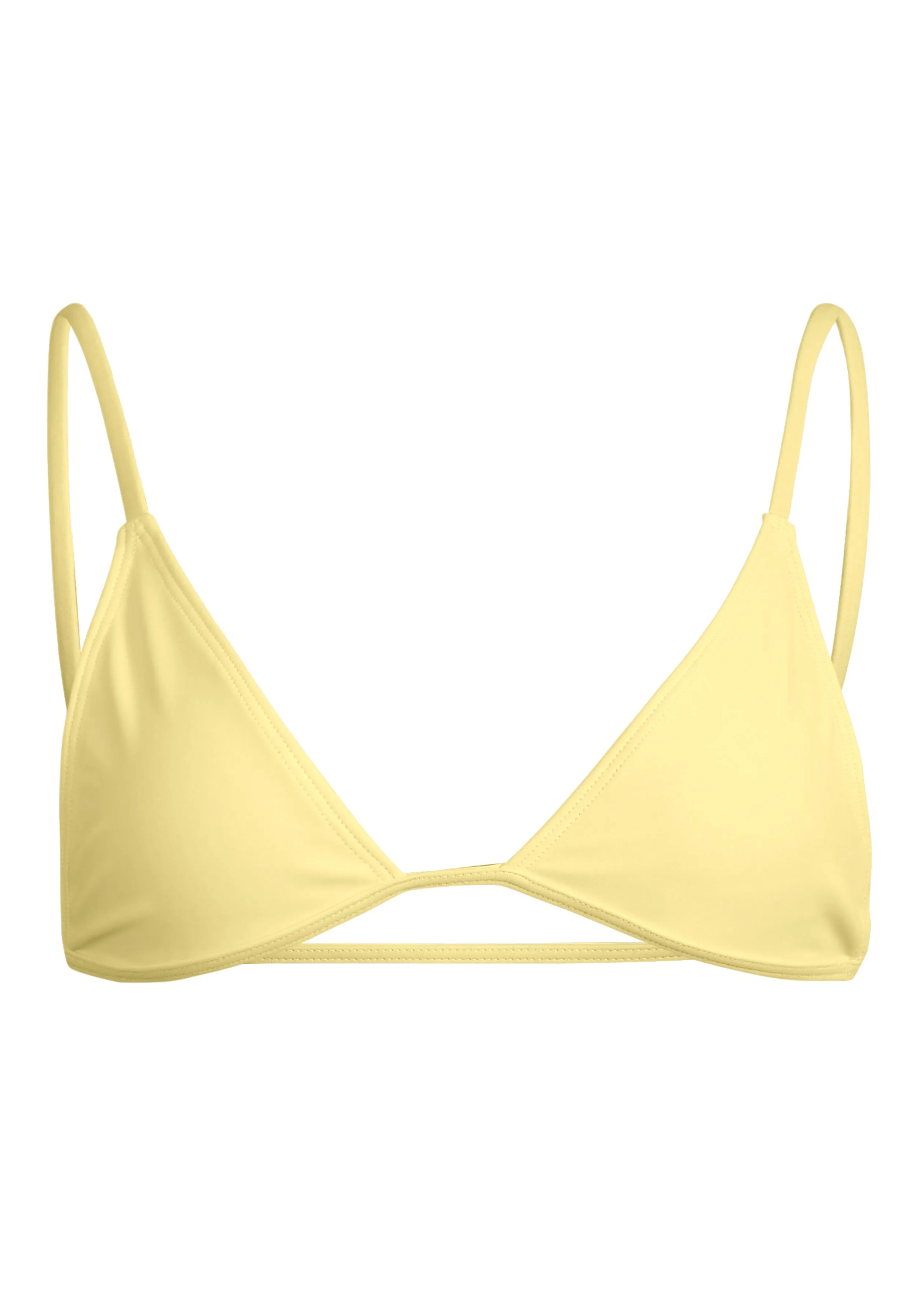LUCID BIJOU BIKINI TOP - Colada Yellow