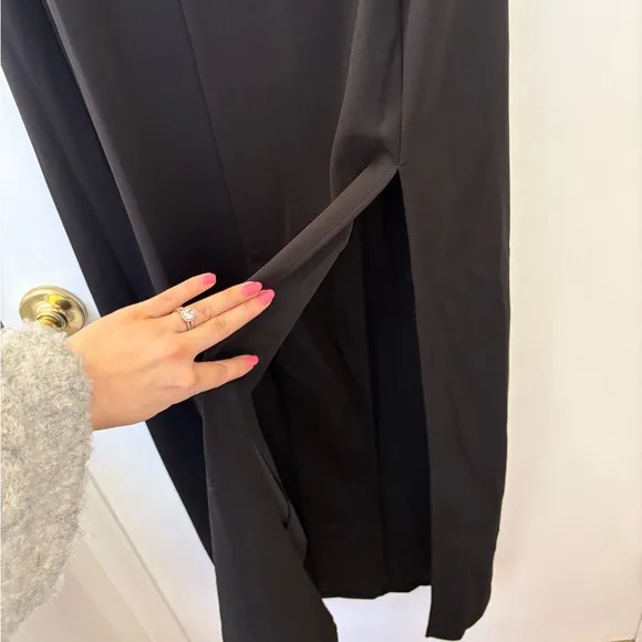 Lulus Elevated Element Color Block Strapless Maxi Dress Size Medium Old Money