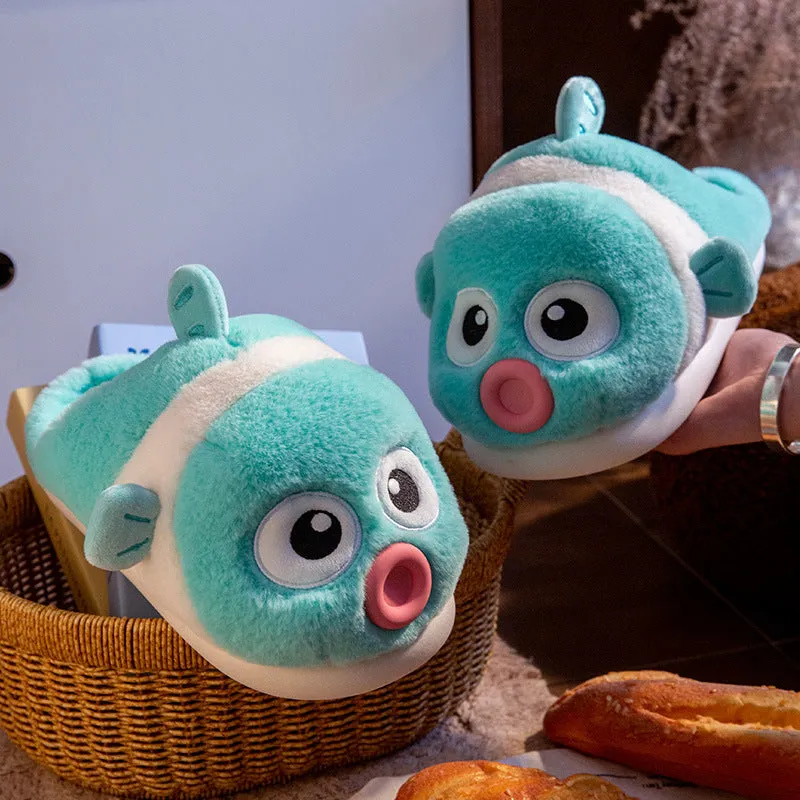 Make a Splash with These Cute Clownfish Slippers!