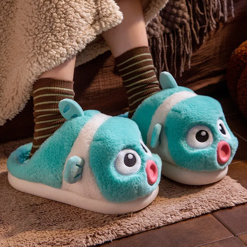 Make a Splash with These Cute Clownfish Slippers!