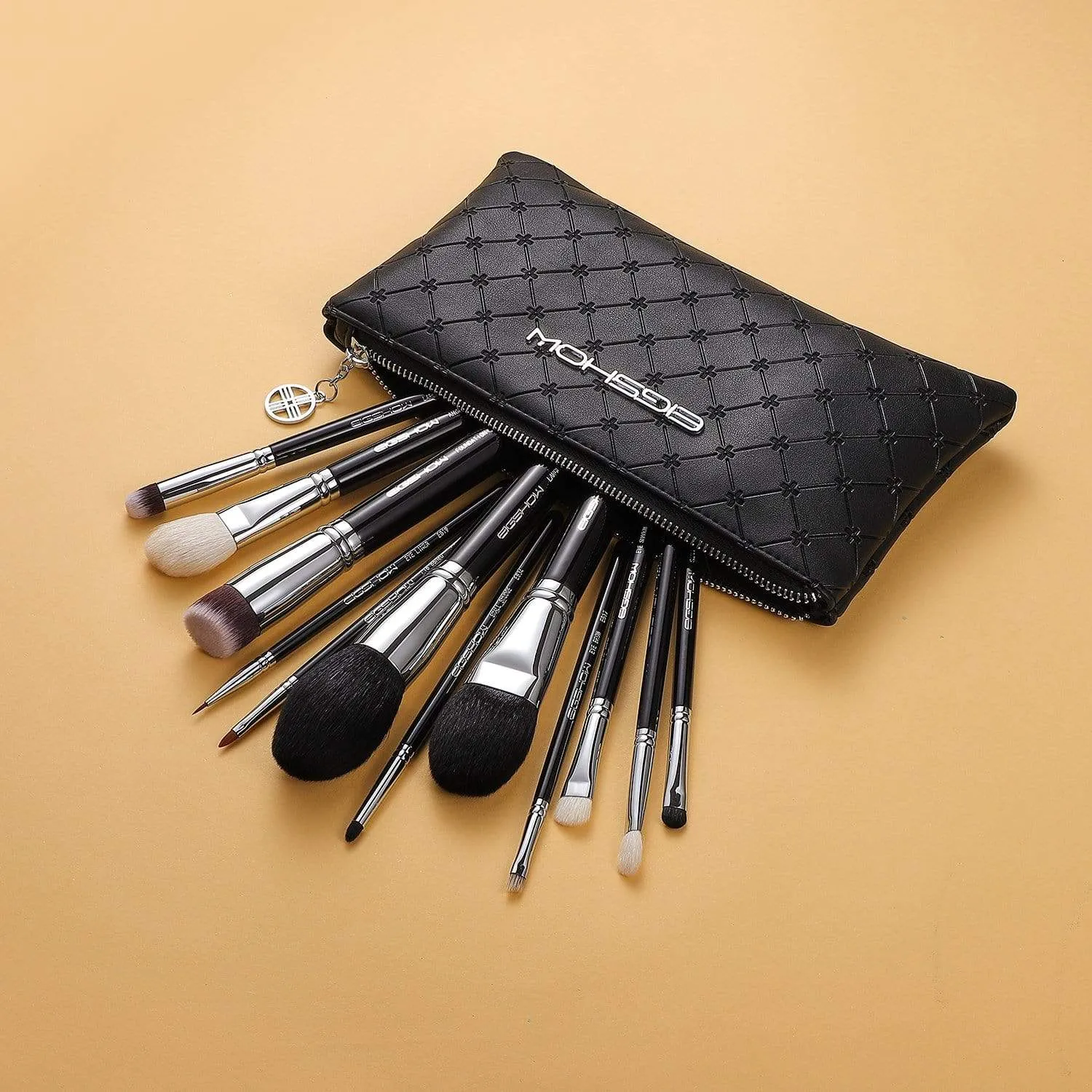 MASTER SERIES - 12 PCS CLASSIC BRUSH KIT - BRIGHT SILVER