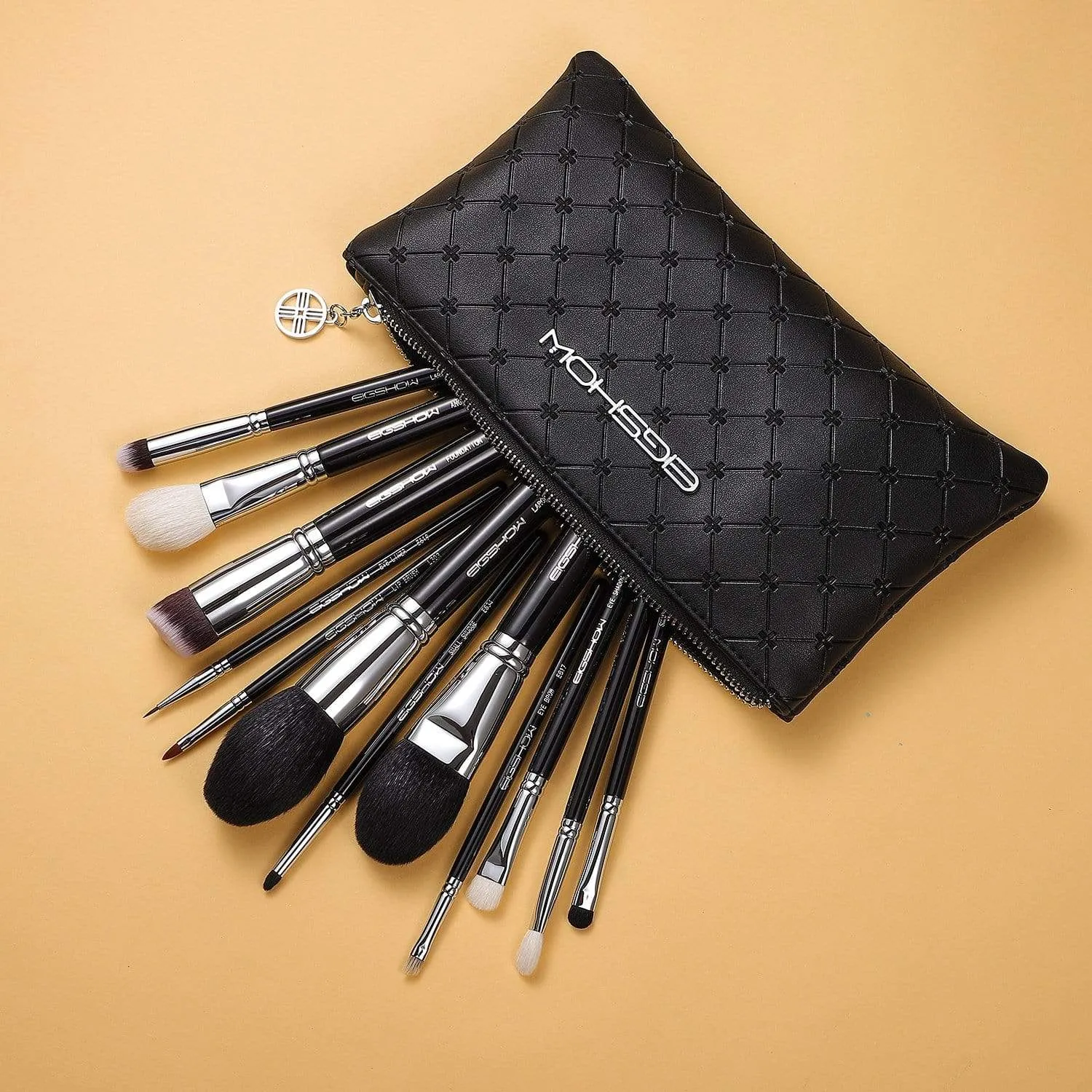 MASTER SERIES - 12 PCS CLASSIC BRUSH KIT - BRIGHT SILVER
