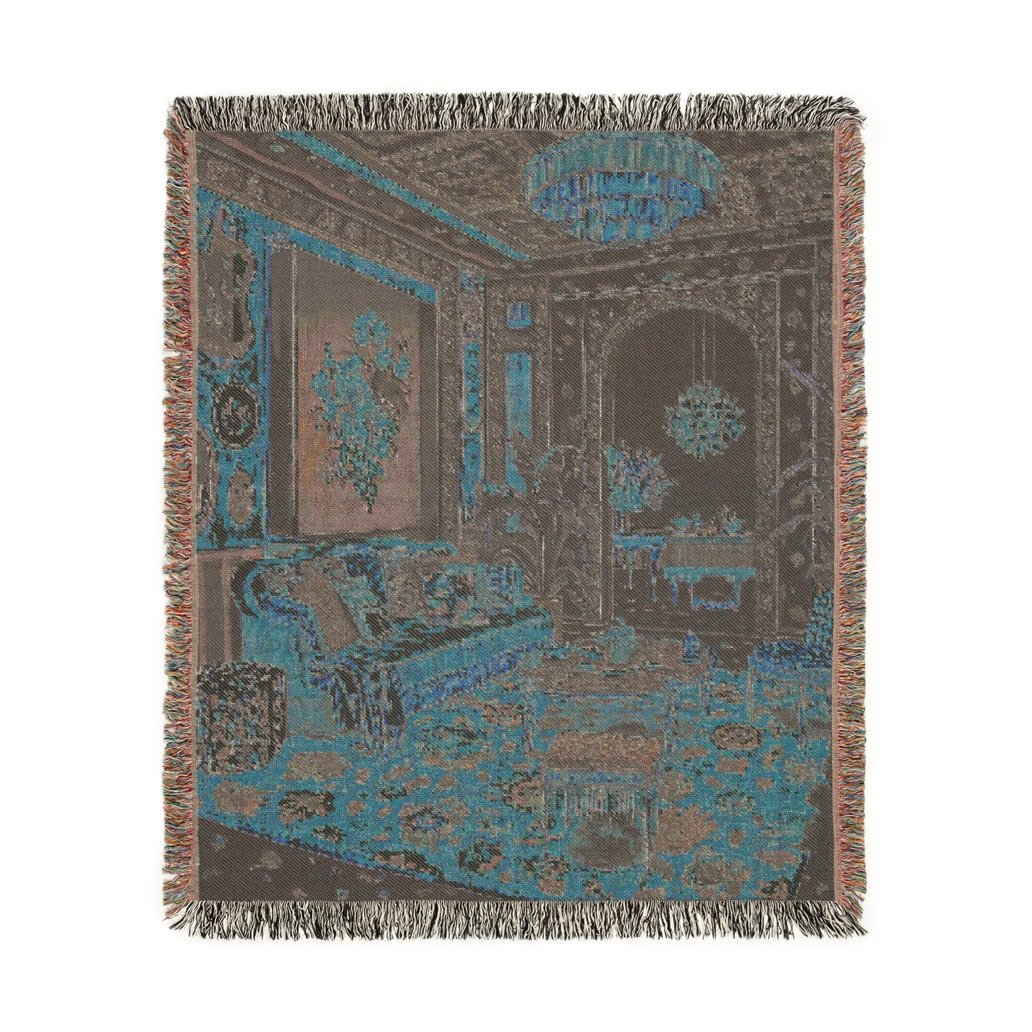 Maximalist Dreamscape Woven Blanket