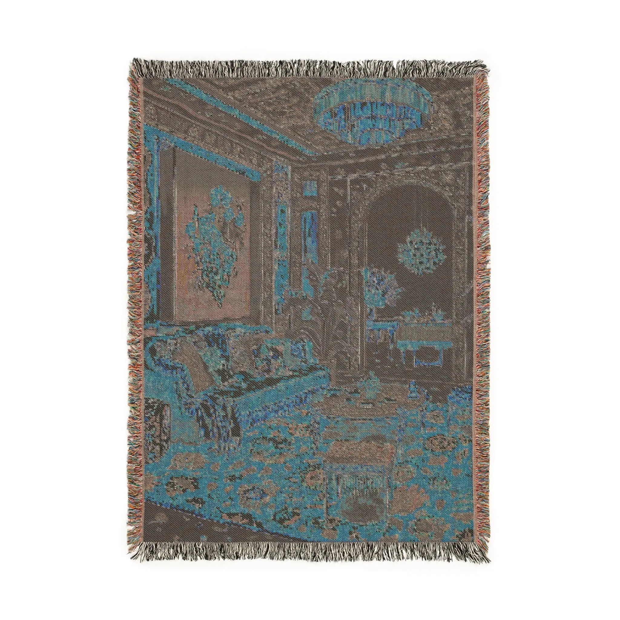 Maximalist Dreamscape Woven Blanket