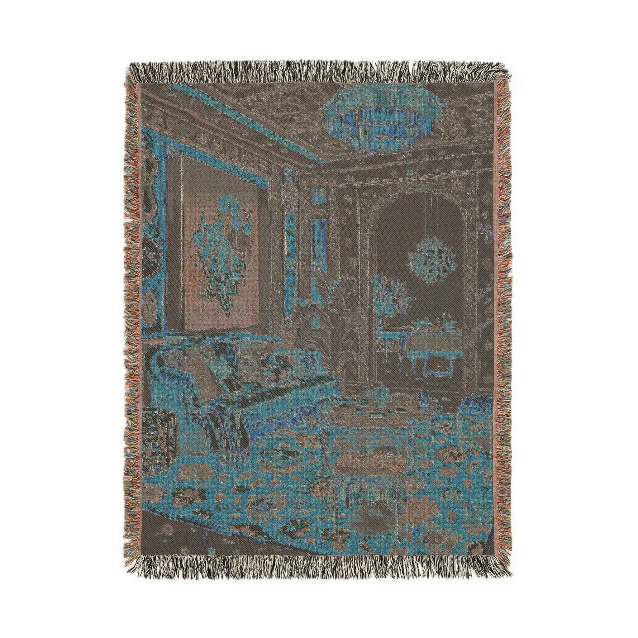 Maximalist Dreamscape Woven Blanket