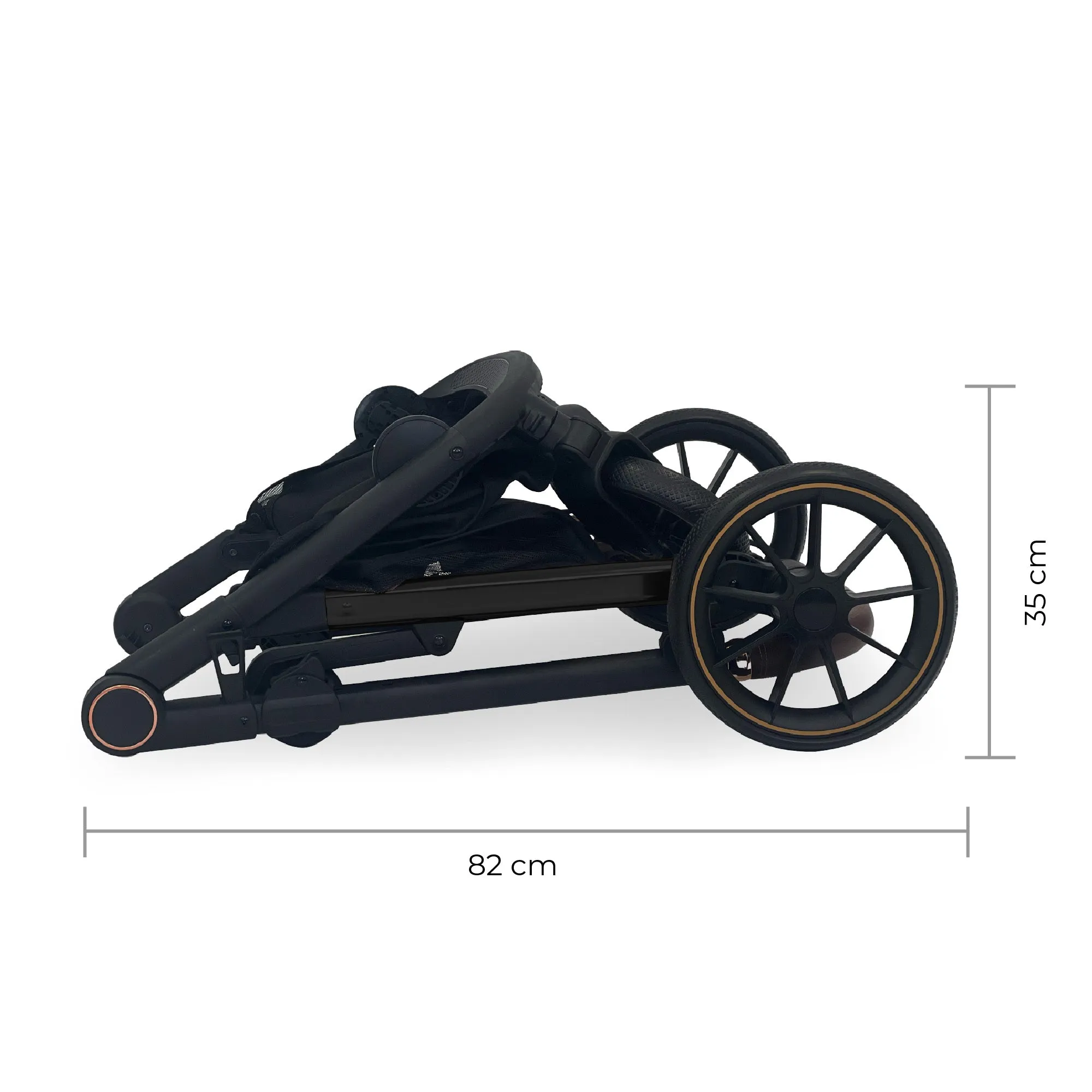 MB33 Tandem Pushchair with 2 Infant Carriers & 2 Bases - Black Leopard
