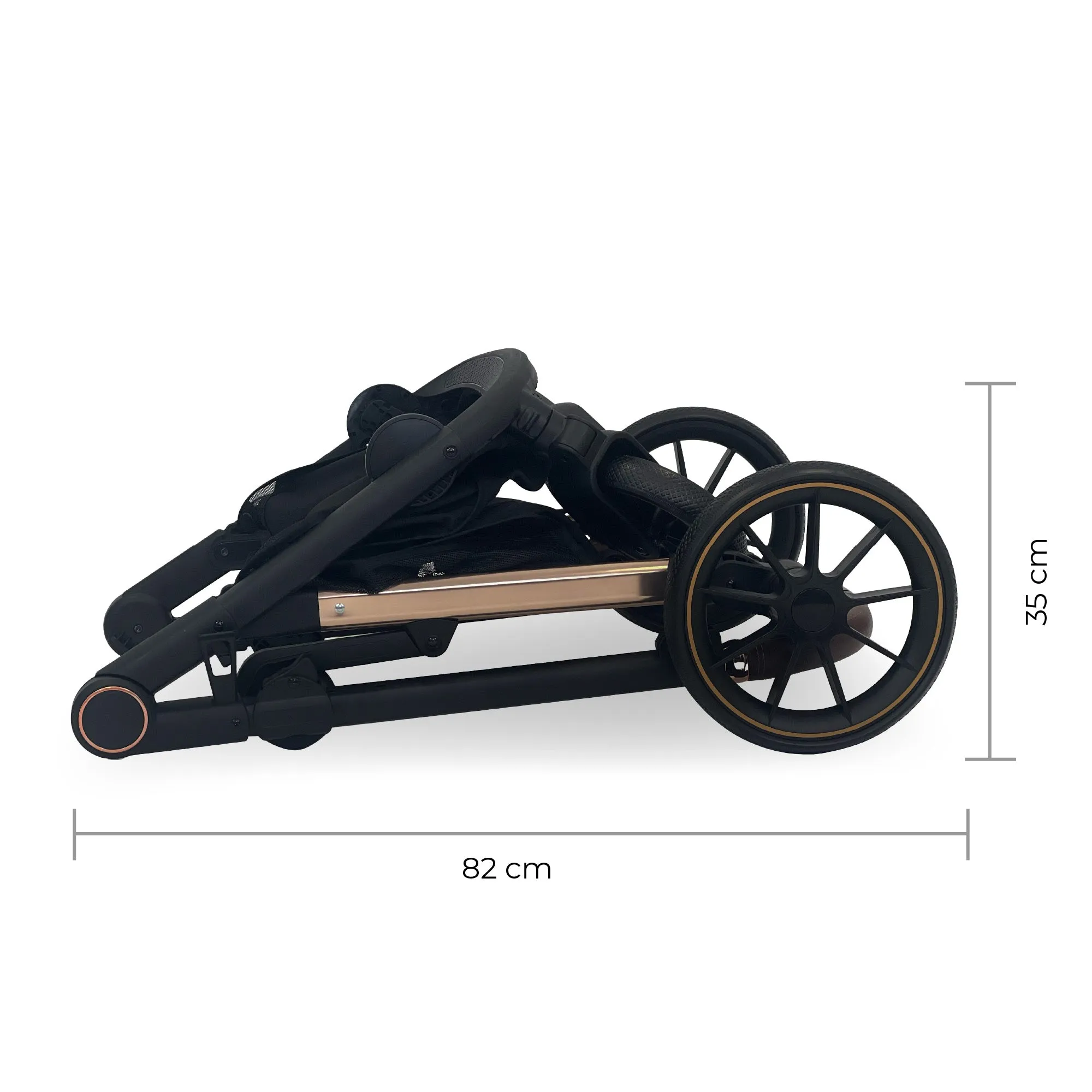 MB33 Tandem Pushchair with 2 Infant Carriers & 2 Bases - Giraffe