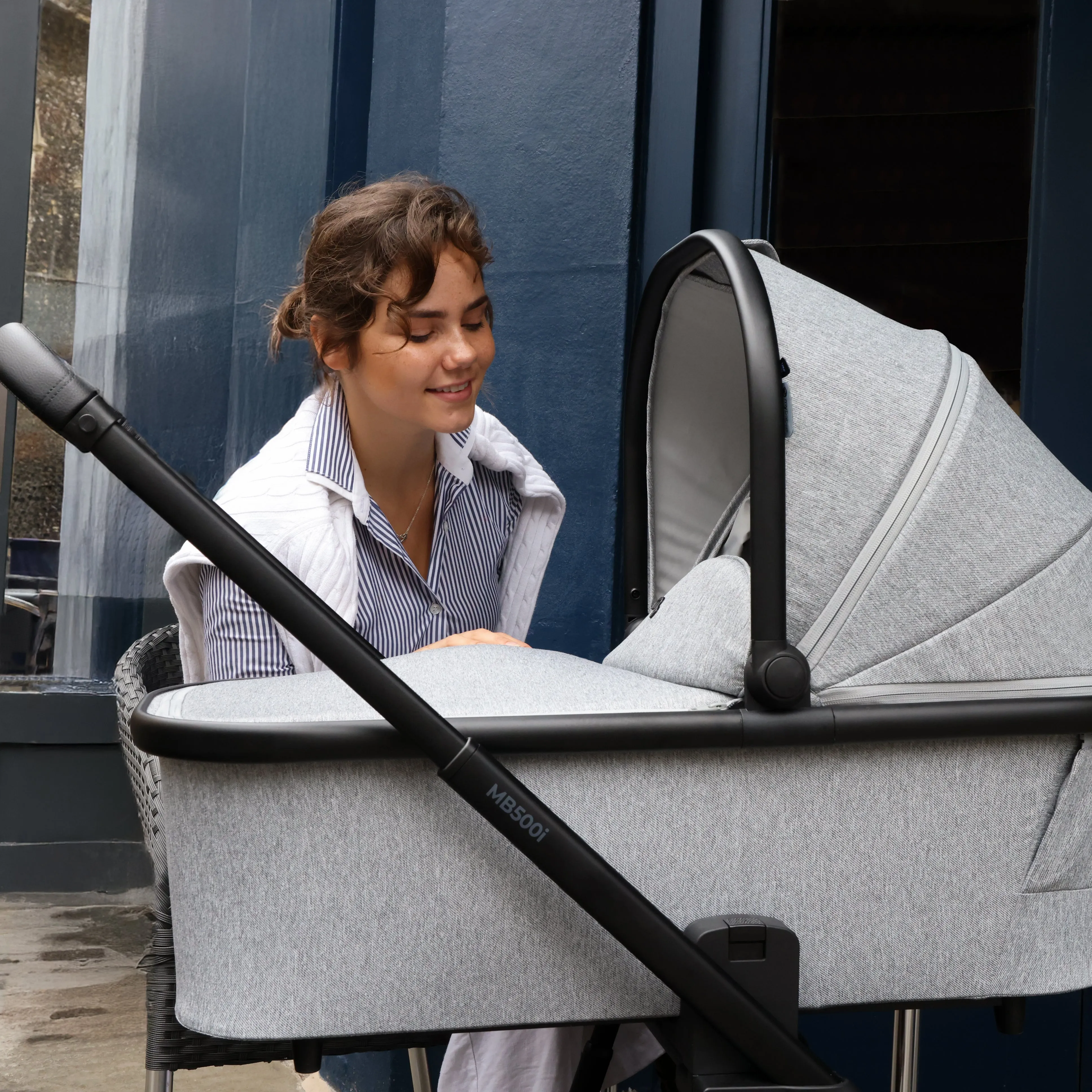 MB500 3-in-1 Travel System with Base - Moon Grey