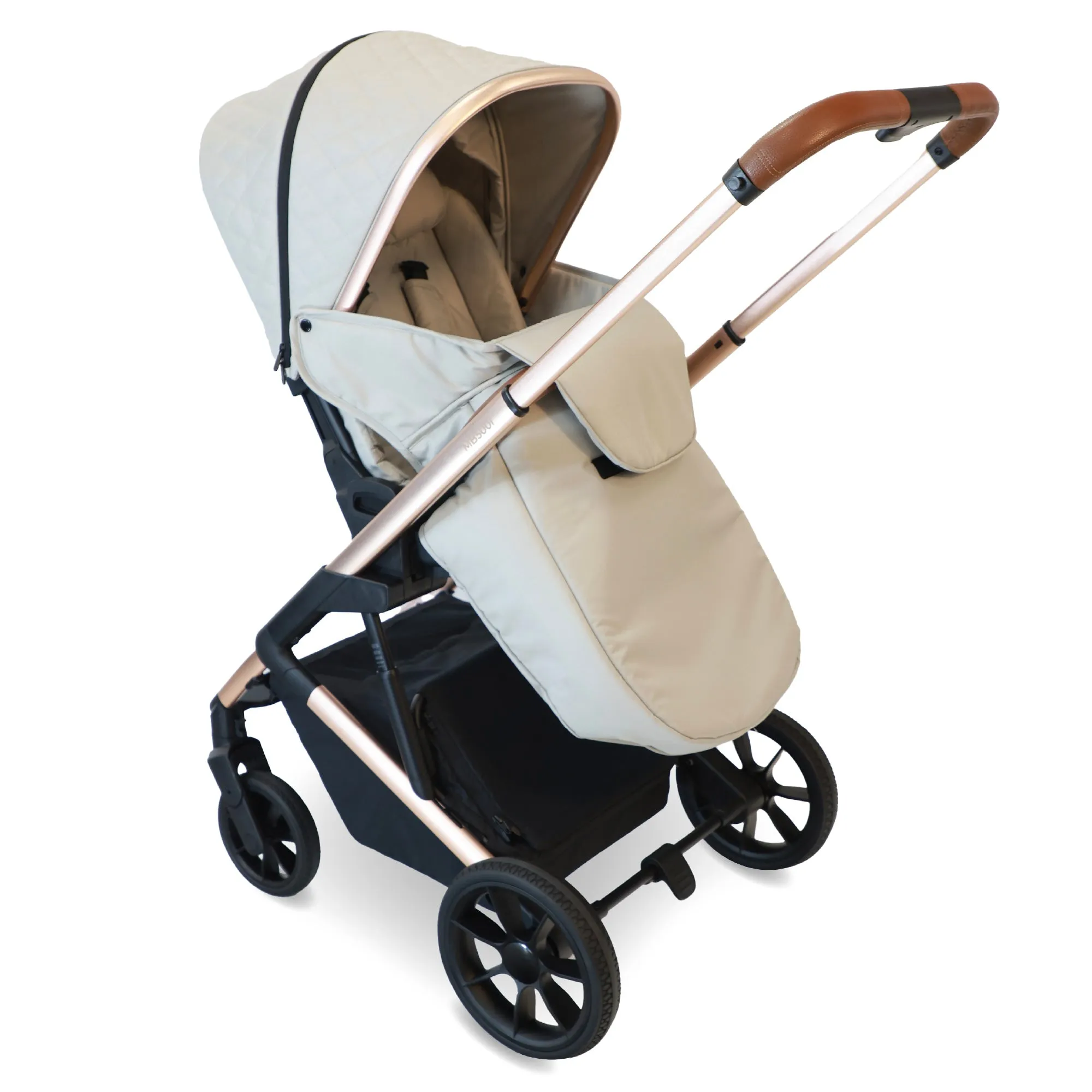 MB500 3-in-1 Travel System with Base - Rose Gold Stone