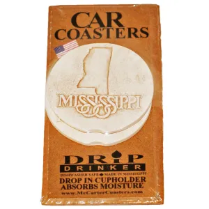 Mississippi Design Car Coaster