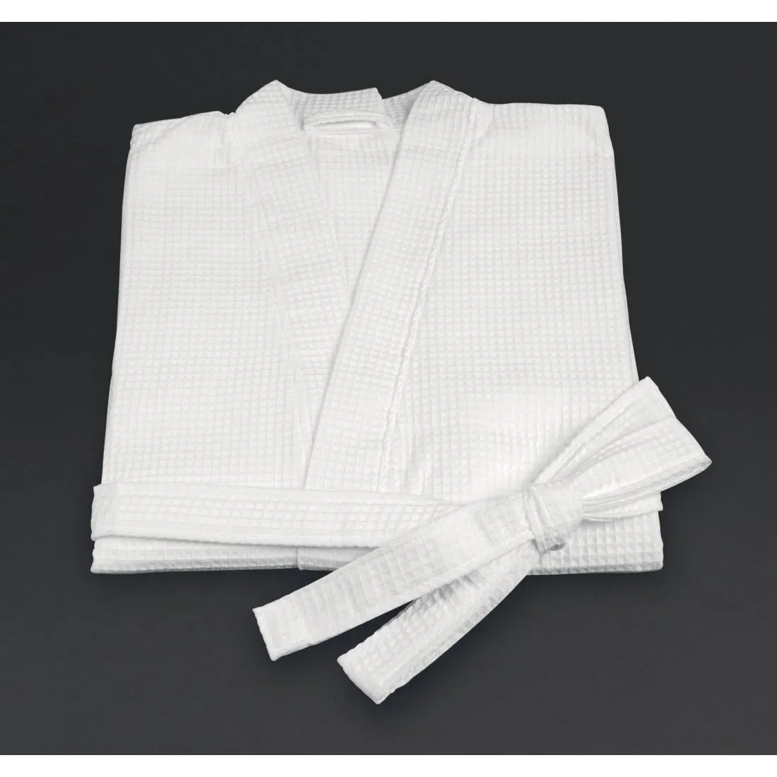 Mitre Essentials Honeycomb Bathrobe and Slipper Set Large
