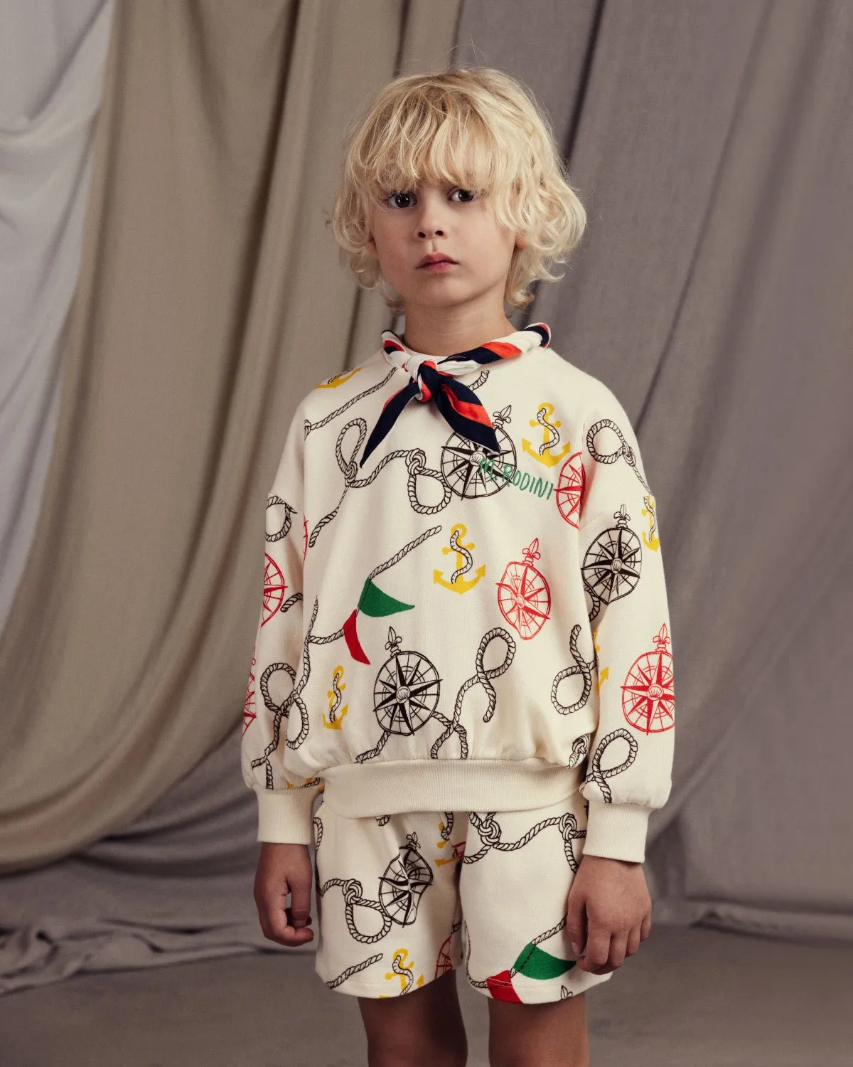 Nautical Sweatshorts by Mini Rodini