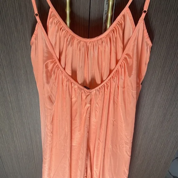 New ASOS DESIGN Coral Floaty Maxi Dress