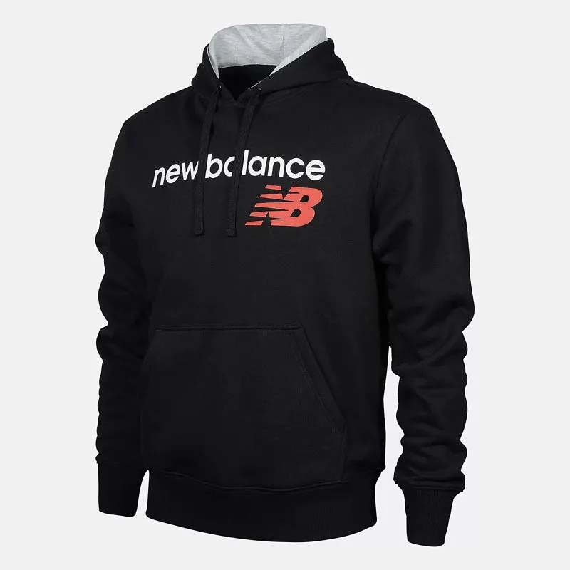 New Balance Mens Volume Fleece Pullover Core Hoodie