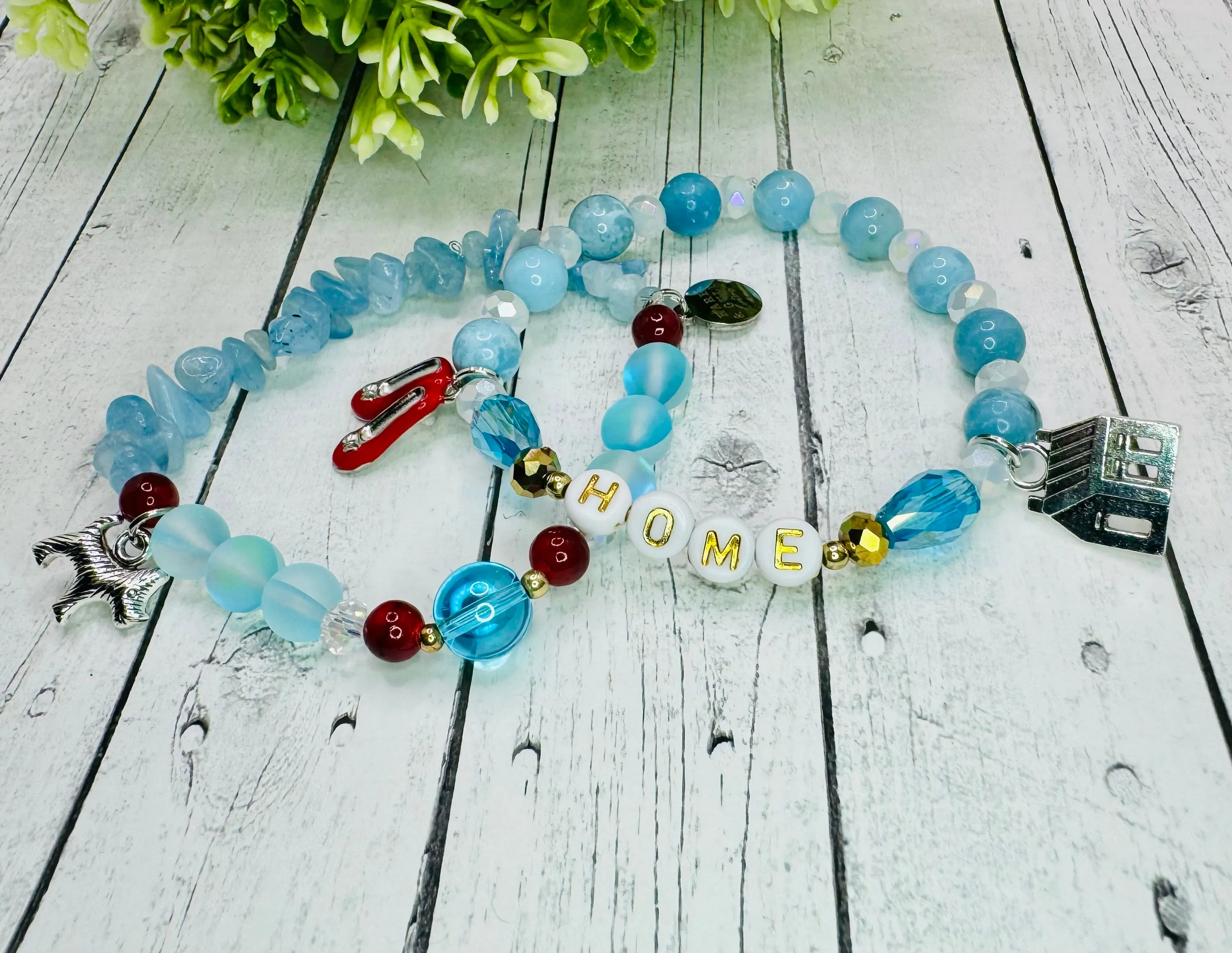No Place like Home - Genuine Bracelet Stack