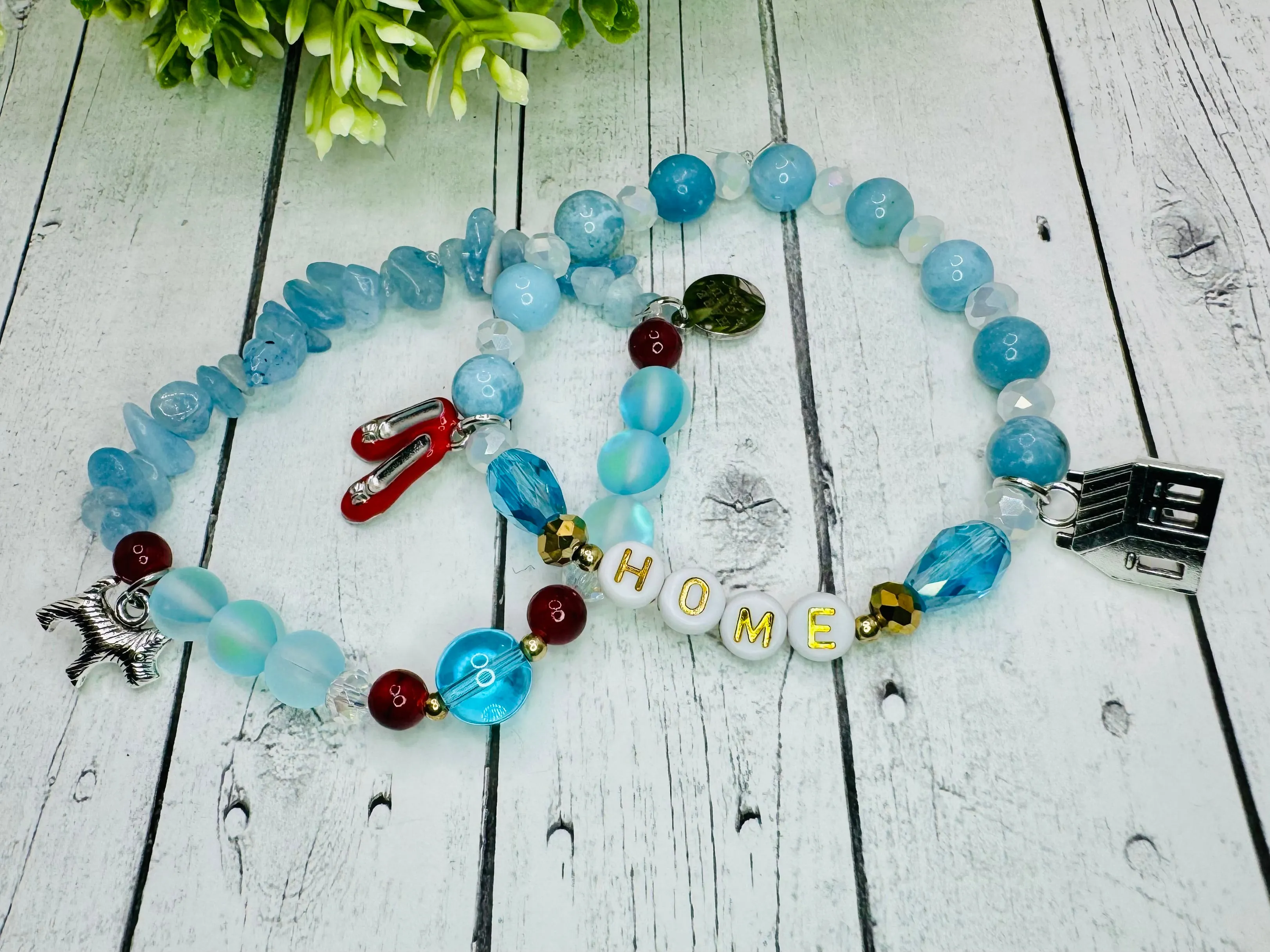 No Place like Home - Genuine Bracelet Stack