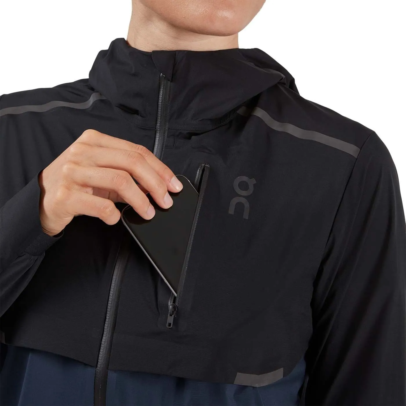 On Running Weather Jacket (Women's) - Black/Navy