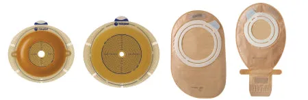 Ostomy Barrier Sensura Flex Pre-Cut, Flexible Double Layer Adhesive 1-3/8" Flange Green Code 7/8" (#11312, Sold Per Box)