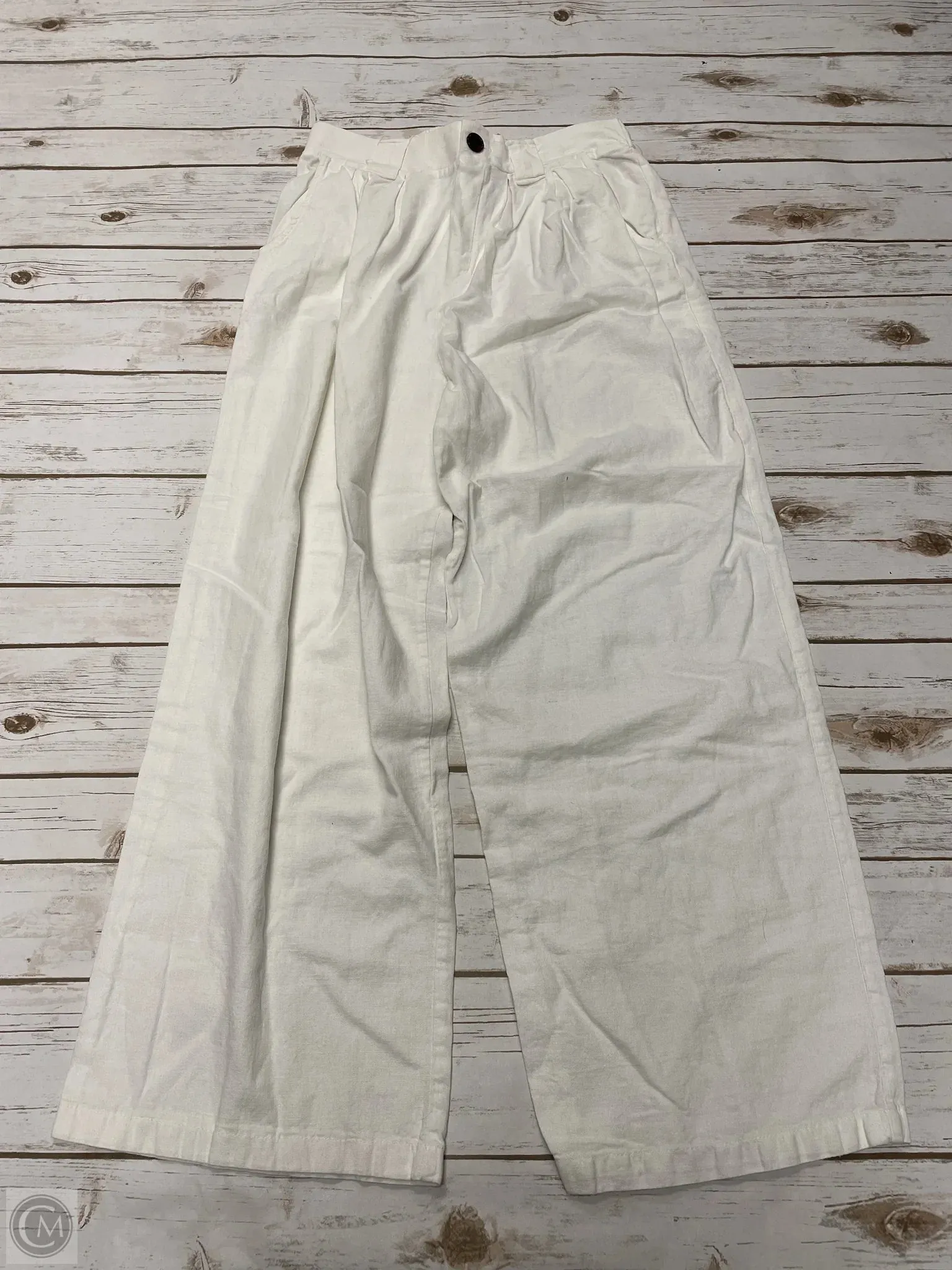 Pants Linen By Wild Fable In Cream, Size: M