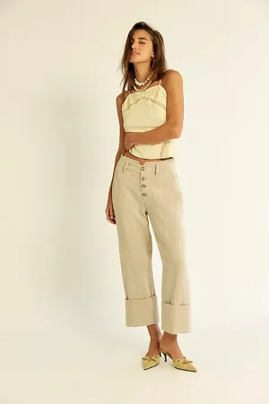 Parkway Cuffed Trouser Linen