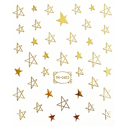 Pasties Decals - Gold Stars