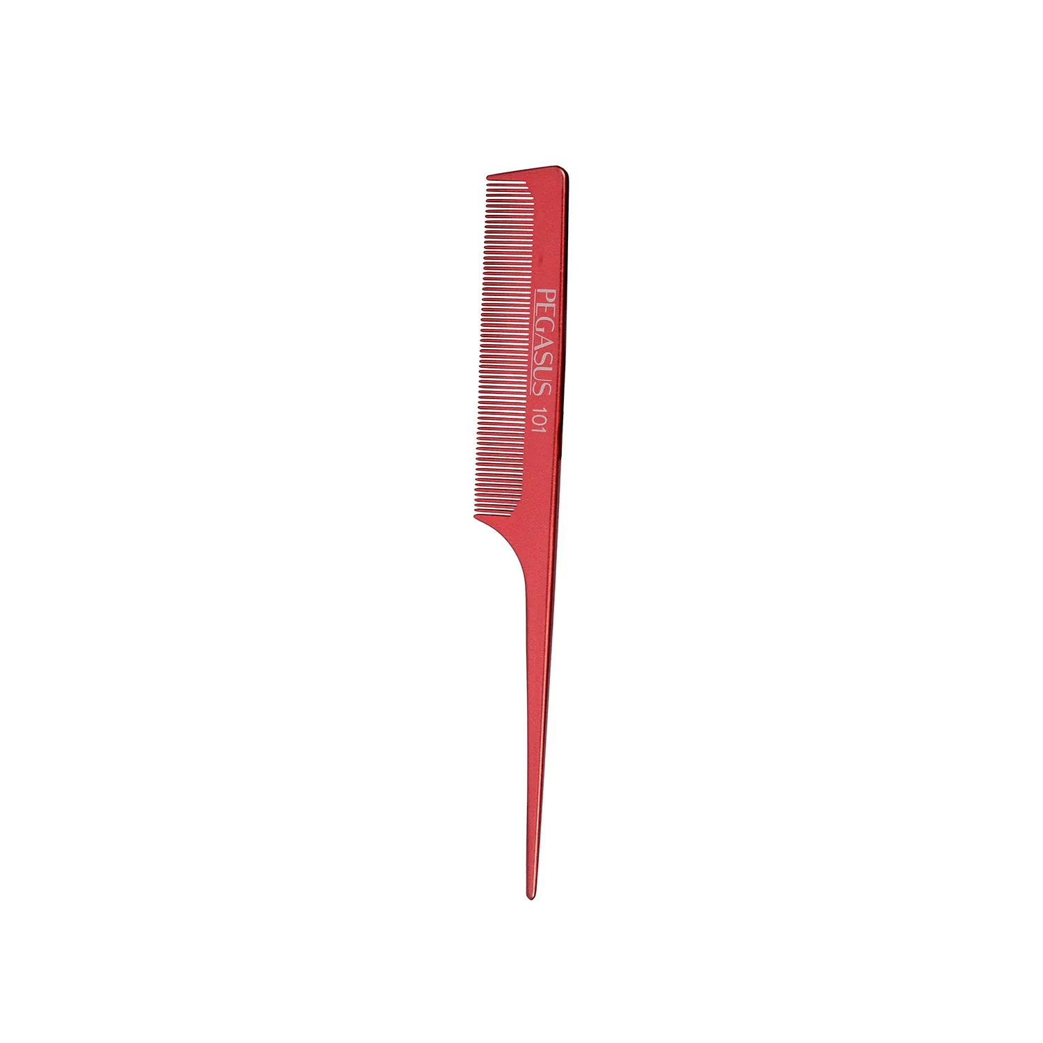 Pegasus MICOLOR 101, 8in Hard Rubber Fine Tooth Rat Tail Comb, Handmade, Seamless, Smooth Edges, Anti Static, Heat and Chemically Resistant, Great for Parting, Coloring Hair | Peines de goma dura - Copper