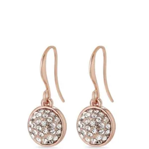 Pilgrim Heather Rose Gold Drop Earrings