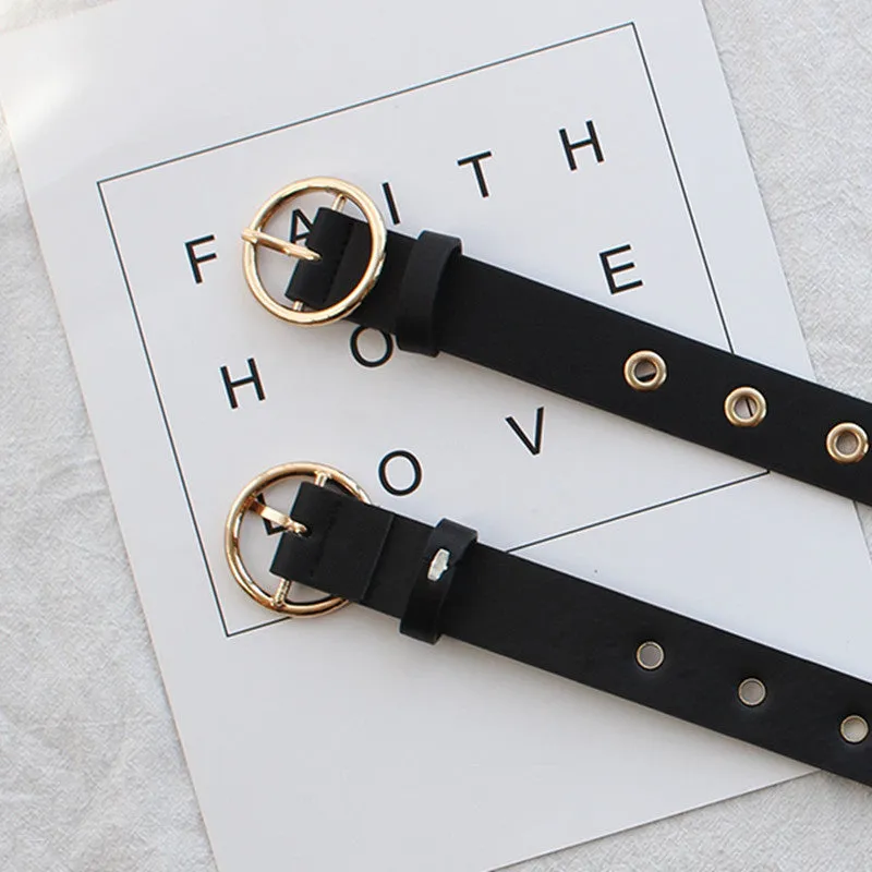 "CHIC ROUND BUCKLE" BELT K071506