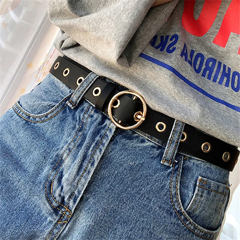 "CHIC ROUND BUCKLE" BELT K071506