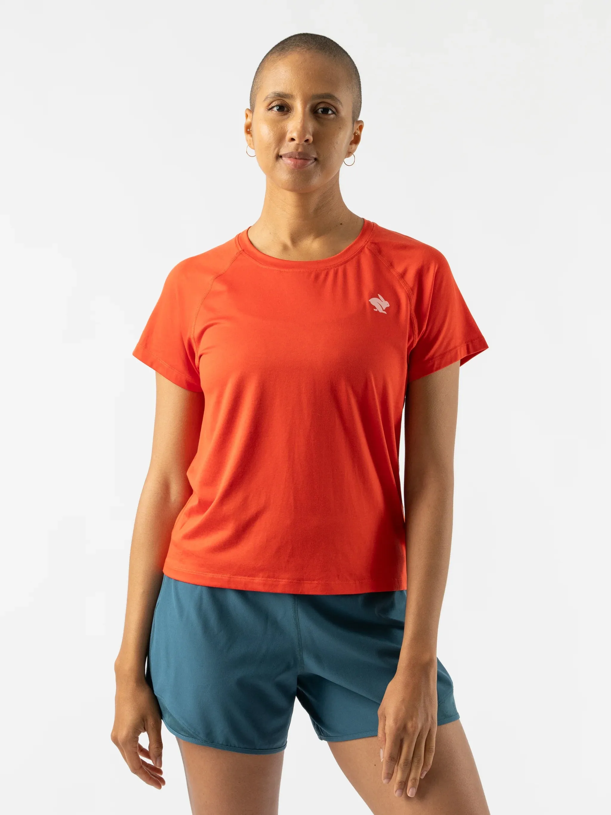 Rabbit EZ Tee Cropped Shirt (Women's)