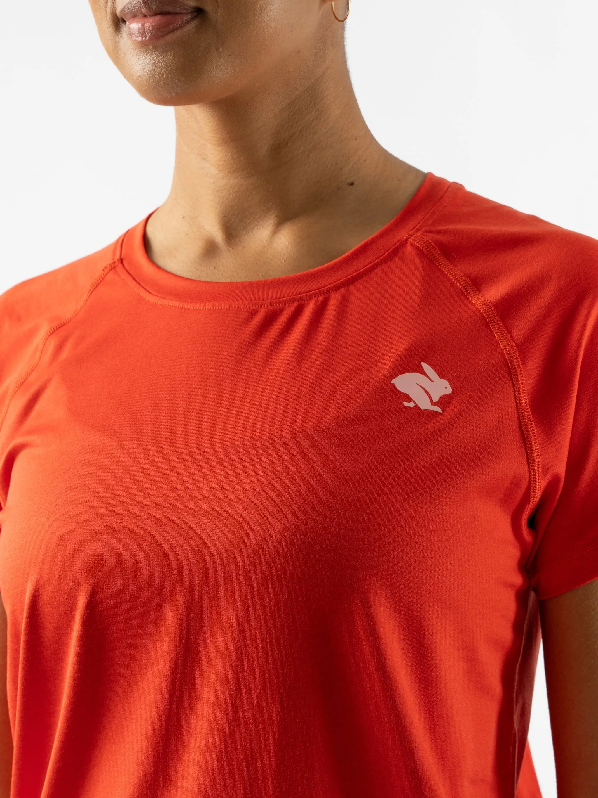 Rabbit EZ Tee Cropped Shirt (Women's)