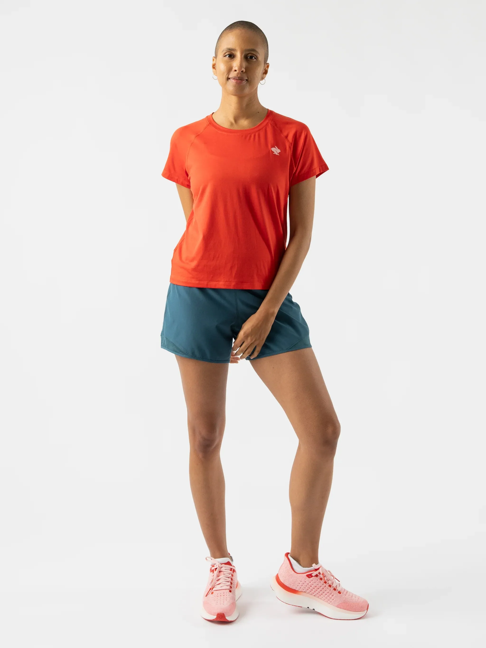 Rabbit EZ Tee Cropped Shirt (Women's)