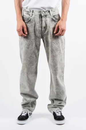 RASSVET PRINTED JEANS LIGHT GREY