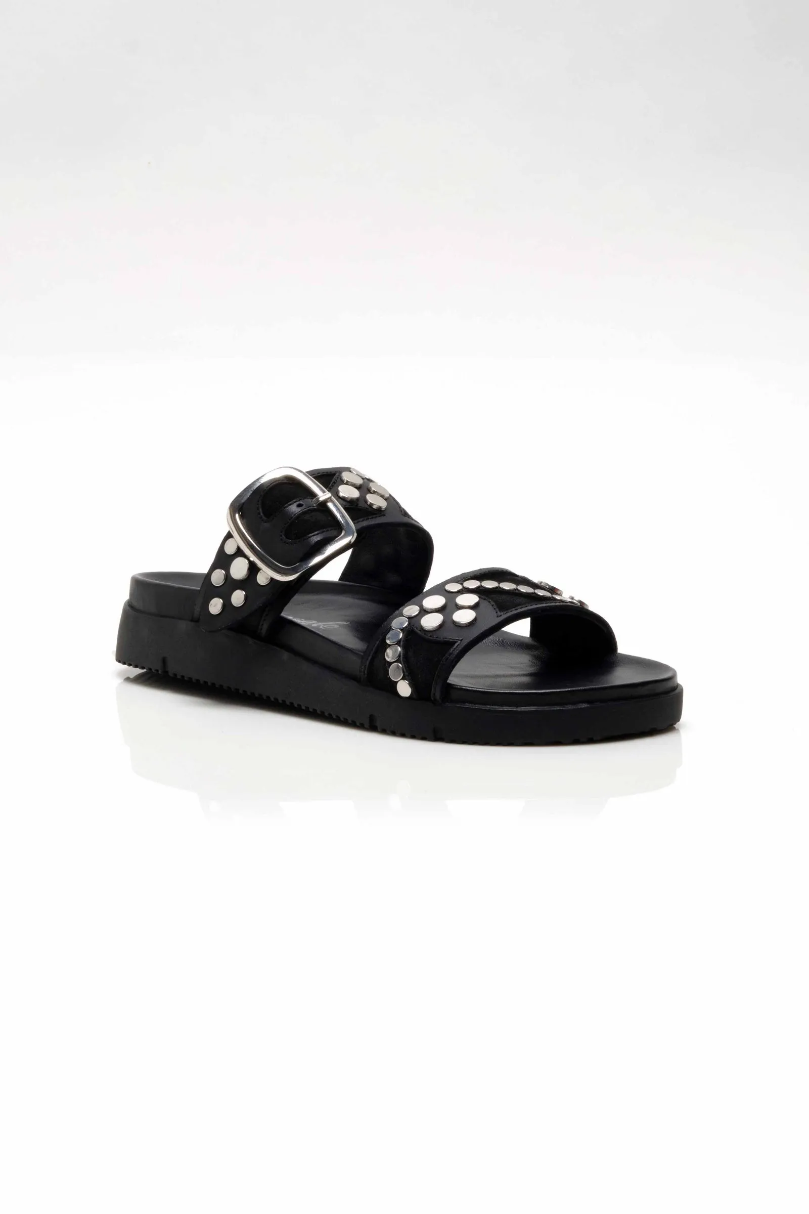 Revelry Studded Sandal Black
