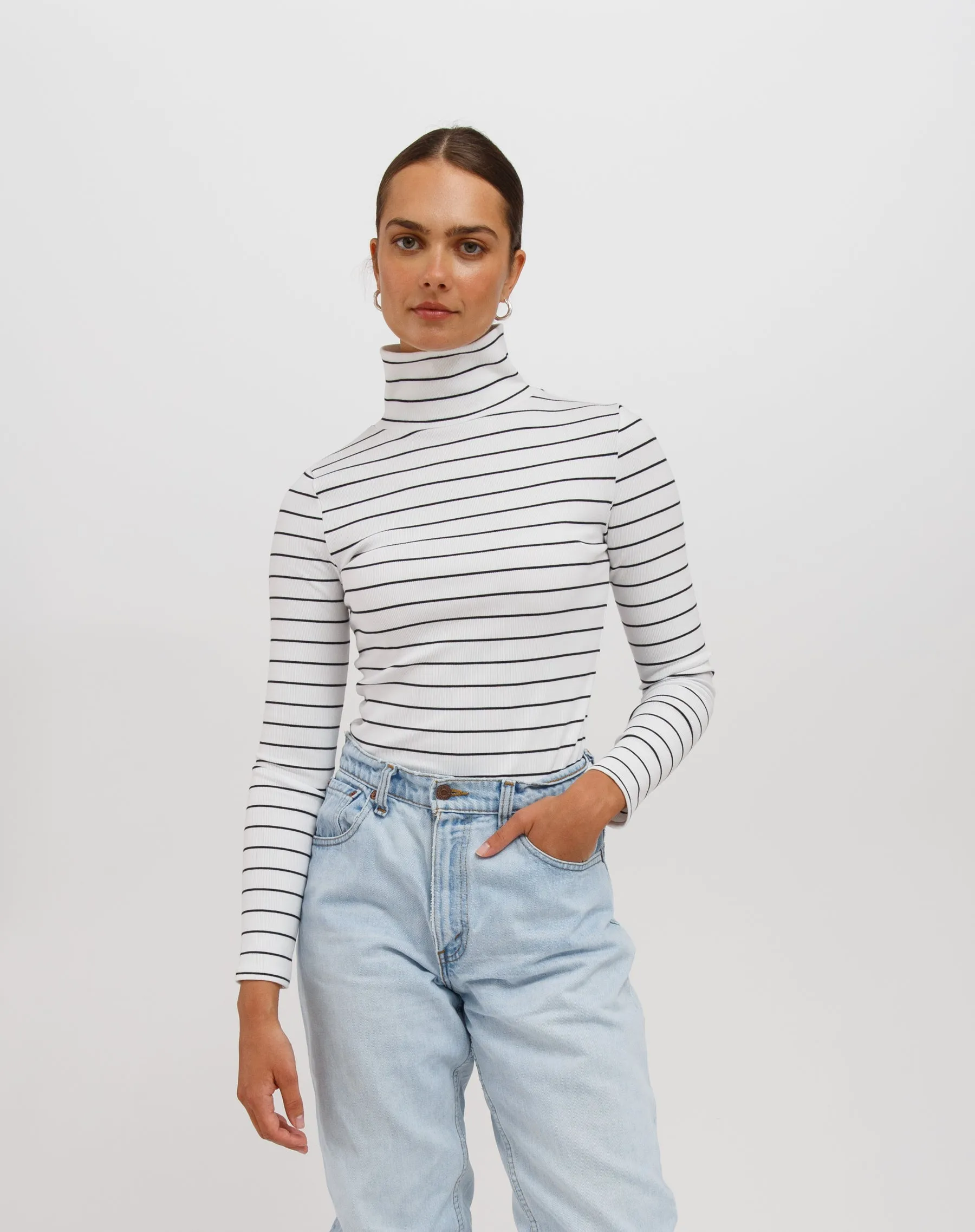 Ribbed Turtleneck