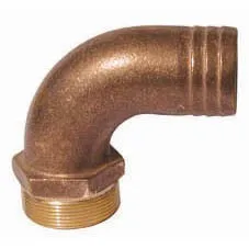 Right angle Bronze Hose connector