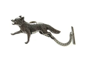 Running Fox Tie Tack