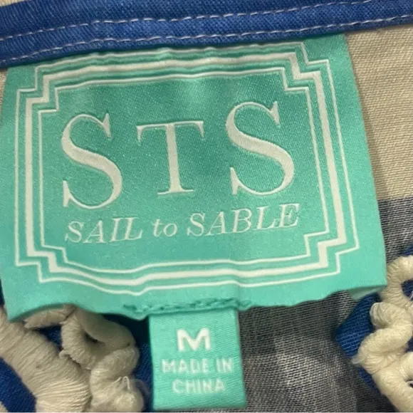 SAIL TO SABLE Colony Chic Dress in Marina Blue