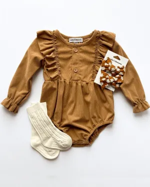 Samantha Bubble Romper - Haystack
