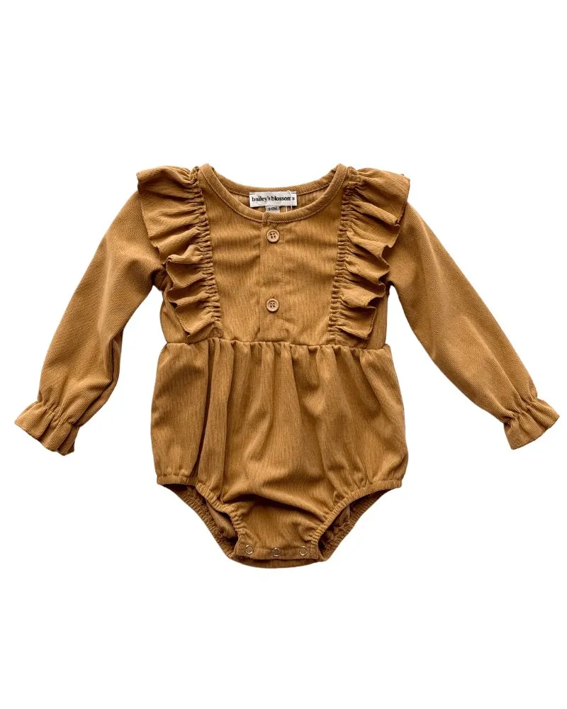 Samantha Bubble Romper - Haystack